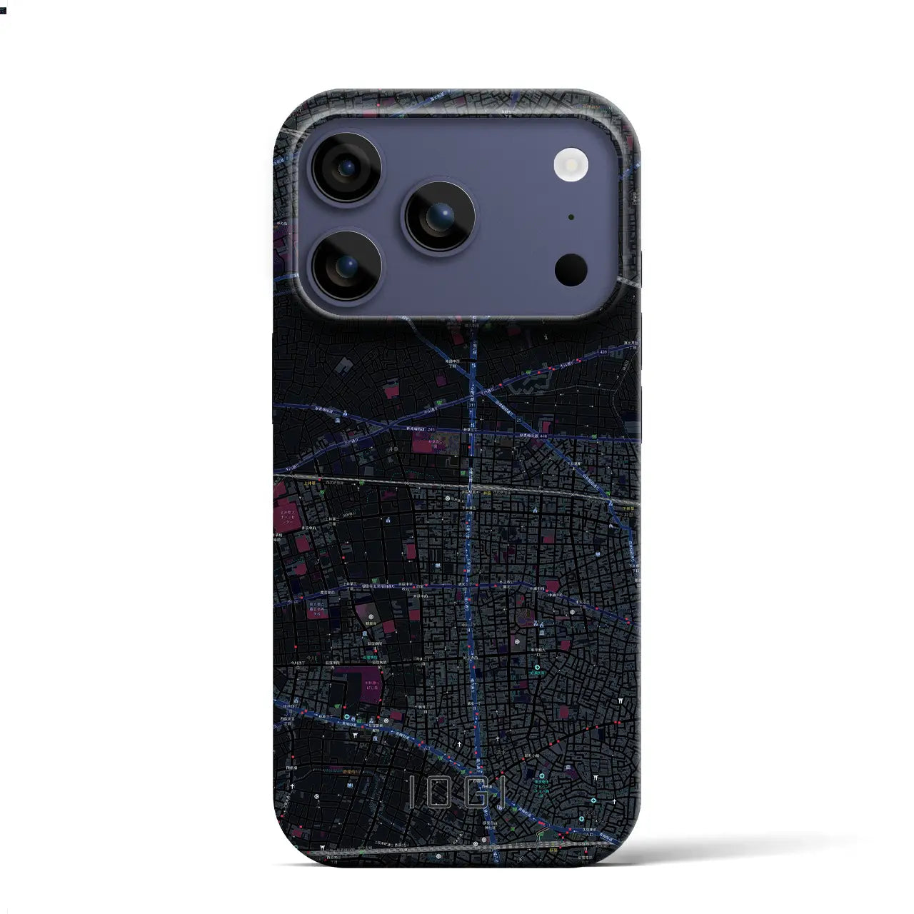 【井荻（東京都）】地図柄iPhoneケース（バックカバータイプ）