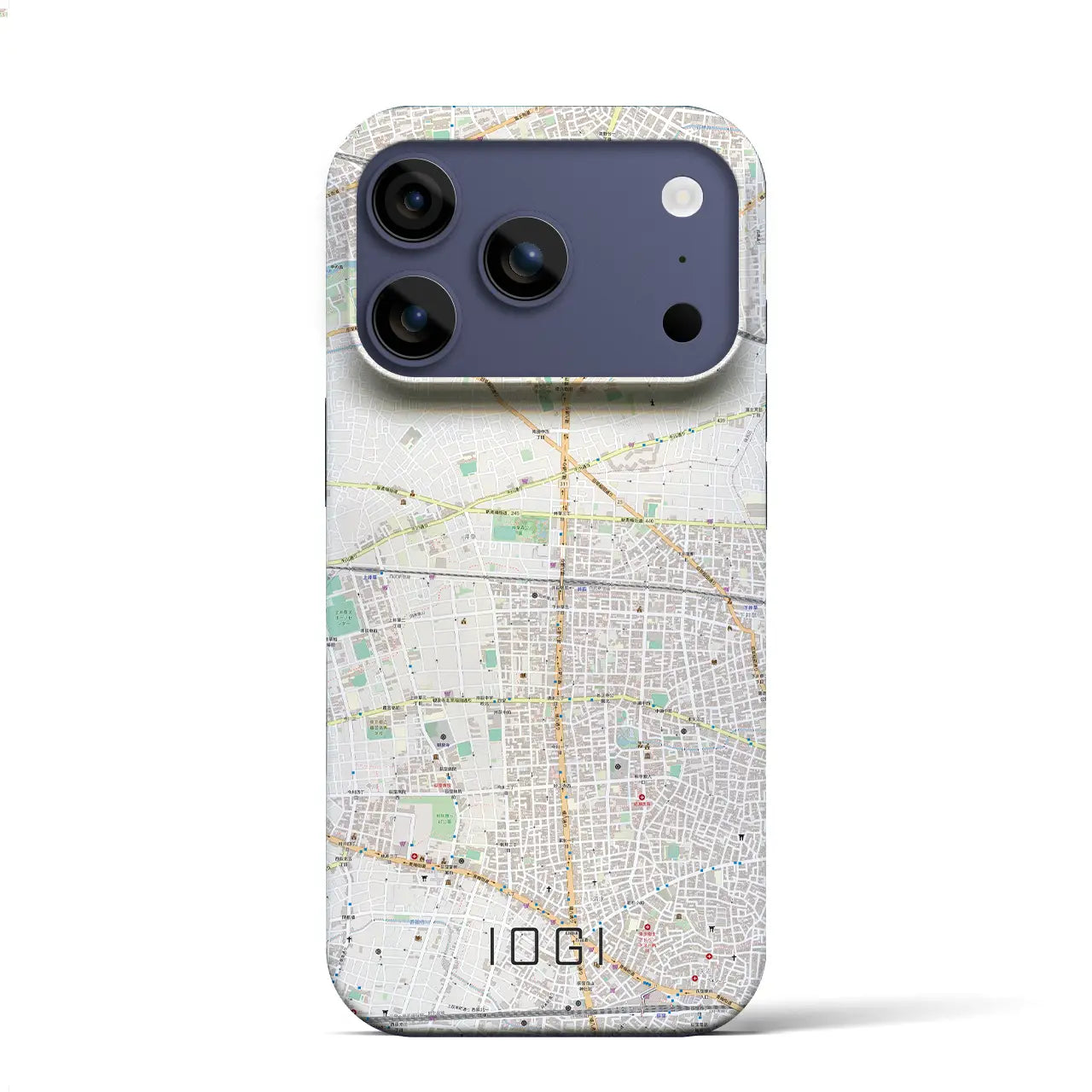 【井荻（東京都）】地図柄iPhoneケース（バックカバータイプ）