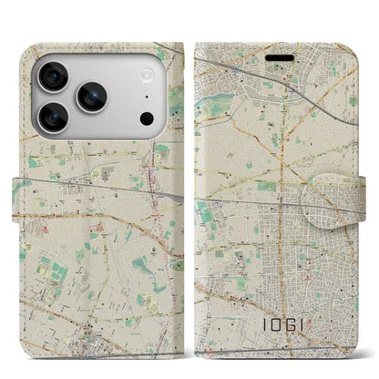 【井荻（東京都）】地図柄iPhoneケース（手帳タイプ）