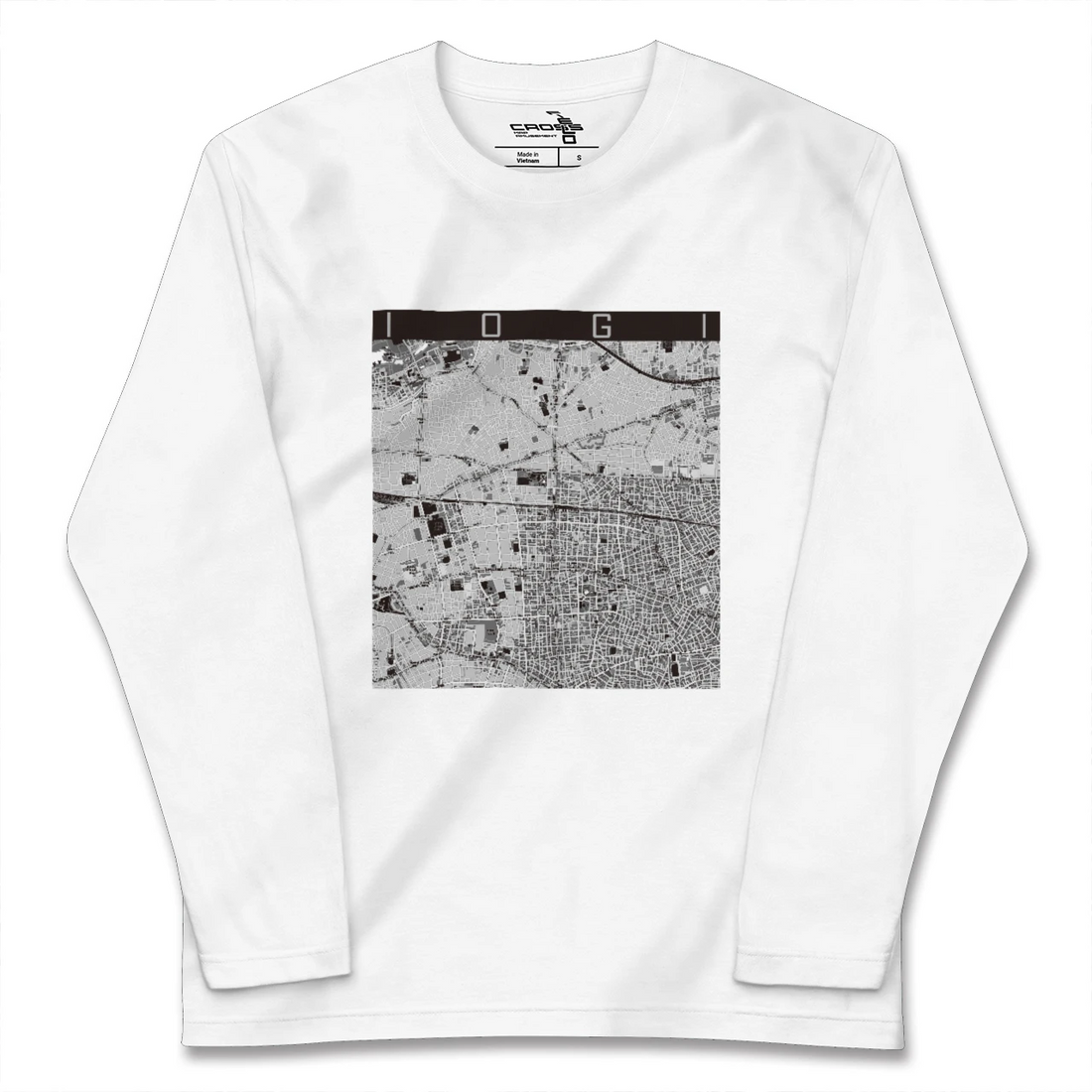 【井荻（東京都）】地図柄ロングスリーブTシャツ