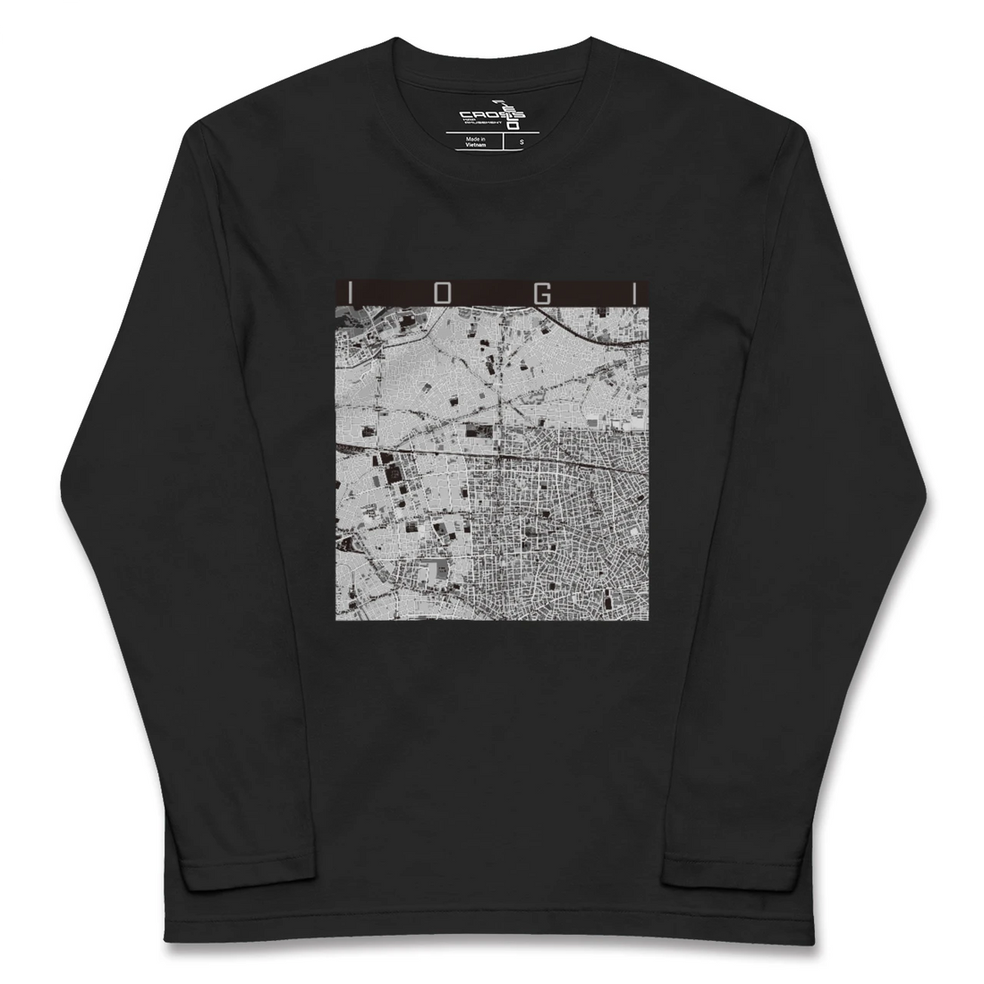【井荻（東京都）】地図柄ロングスリーブTシャツ