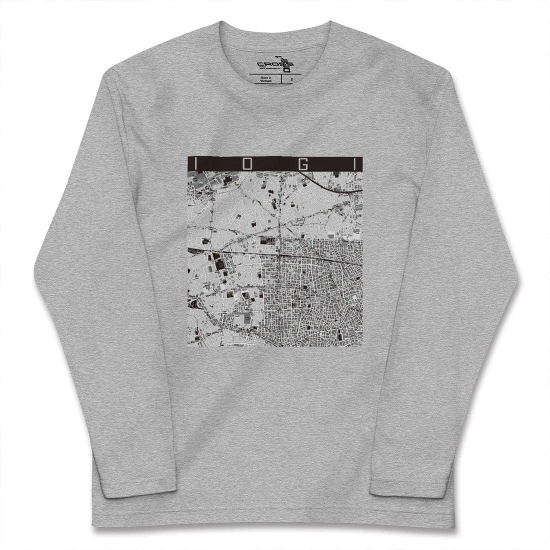 【井荻(東京都)】地図柄ロングスリーブTシャツ