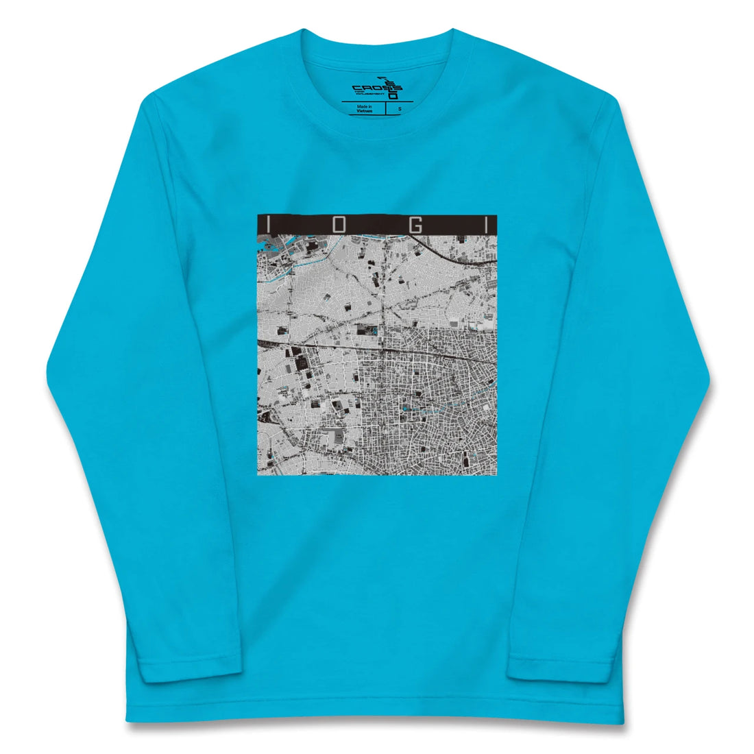 【井荻(東京都)】地図柄ロングスリーブTシャツ