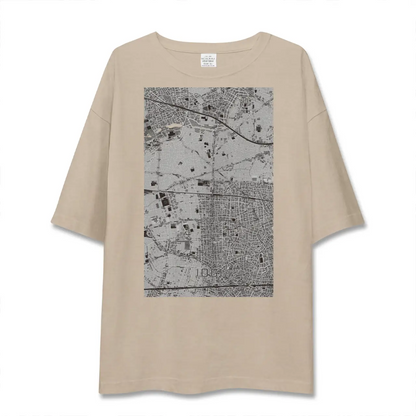 【井荻（東京都）】地図柄ビッグシルエットTシャツ