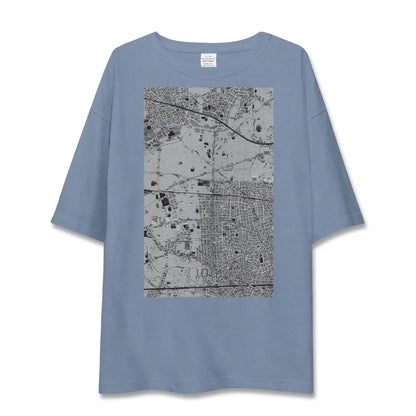 【井荻（東京都）】地図柄ビッグシルエットTシャツ