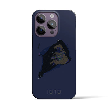 【硫黄島（東京都）】地図柄iPhoneケース（バックカバータイプ）