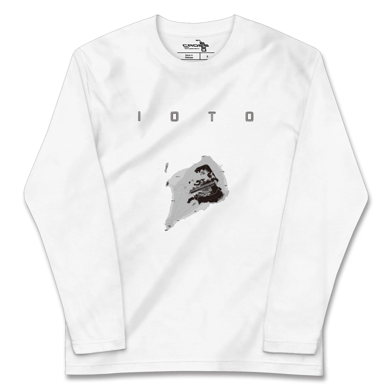 【硫黄島（東京都）】地図柄ロングスリーブTシャツ