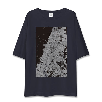 【イポー（マレーシア）】地図柄ビッグシルエットTシャツ