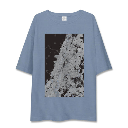 【イポー（マレーシア）】地図柄ビッグシルエットTシャツ