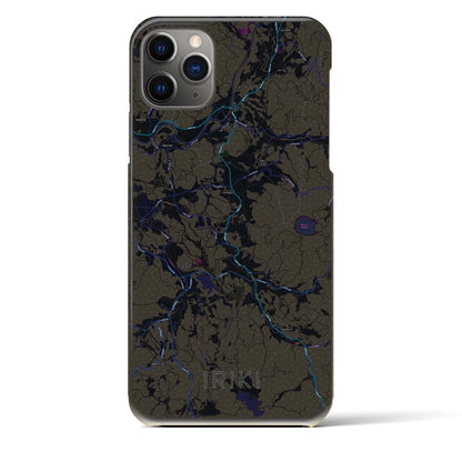 【入来（鹿児島県）】地図柄iPhoneケース（バックカバータイプ）