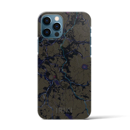 【入来（鹿児島県）】地図柄iPhoneケース（バックカバータイプ）