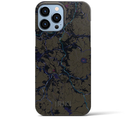 【入来（鹿児島県）】地図柄iPhoneケース（バックカバータイプ）