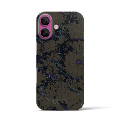 【入来（鹿児島県）】地図柄iPhoneケース（バックカバータイプ）