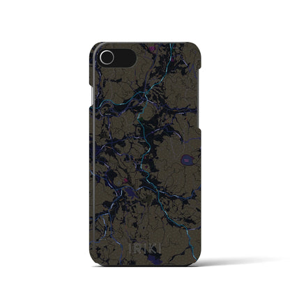 【入来（鹿児島県）】地図柄iPhoneケース（バックカバータイプ）