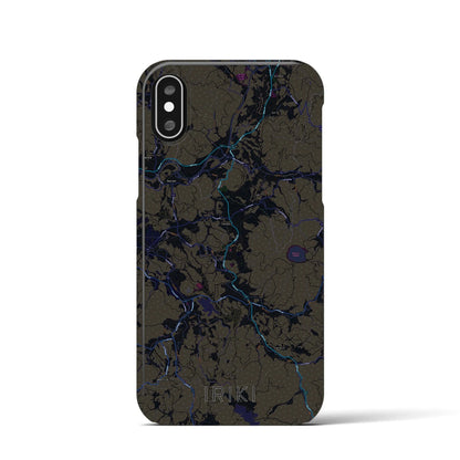 【入来（鹿児島県）】地図柄iPhoneケース（バックカバータイプ）