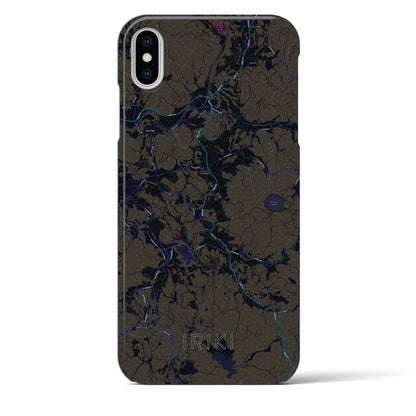 【入来（鹿児島県）】地図柄iPhoneケース（バックカバータイプ）