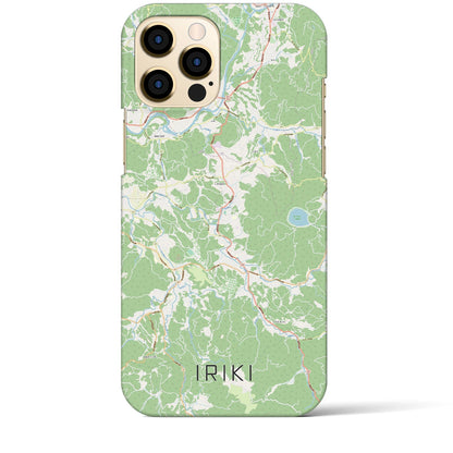 【入来（鹿児島県）】地図柄iPhoneケース（バックカバータイプ）