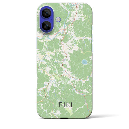 【入来（鹿児島県）】地図柄iPhoneケース（バックカバータイプ）ナチュラル・iPhone 16 Pro Max 用