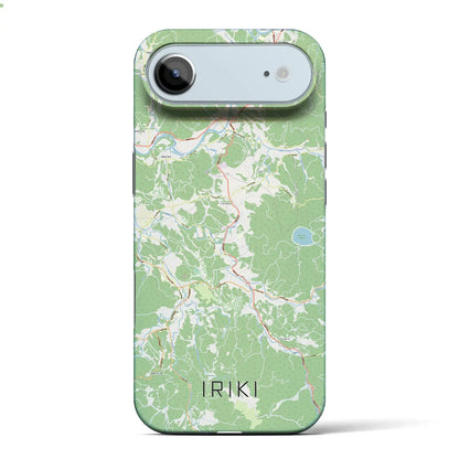 【入来（鹿児島県）】地図柄iPhoneケース（バックカバータイプ）