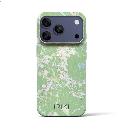 【入来（鹿児島県）】地図柄iPhoneケース（バックカバータイプ）