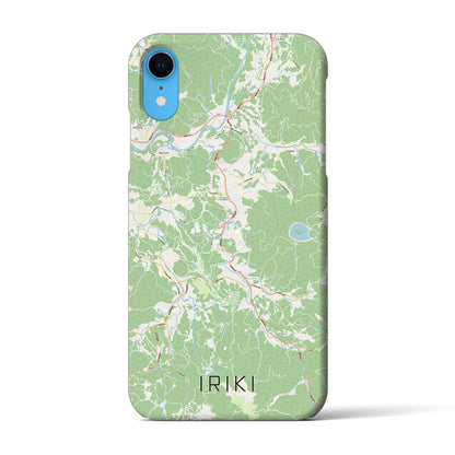 【入来（鹿児島県）】地図柄iPhoneケース（バックカバータイプ）