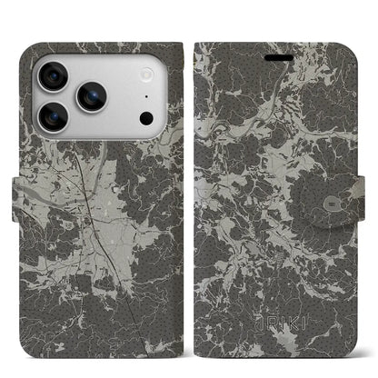 【入来（鹿児島県）】地図柄iPhoneケース（手帳タイプ）