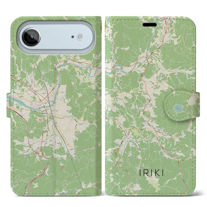 【入来（鹿児島県）】地図柄iPhoneケース（手帳タイプ）