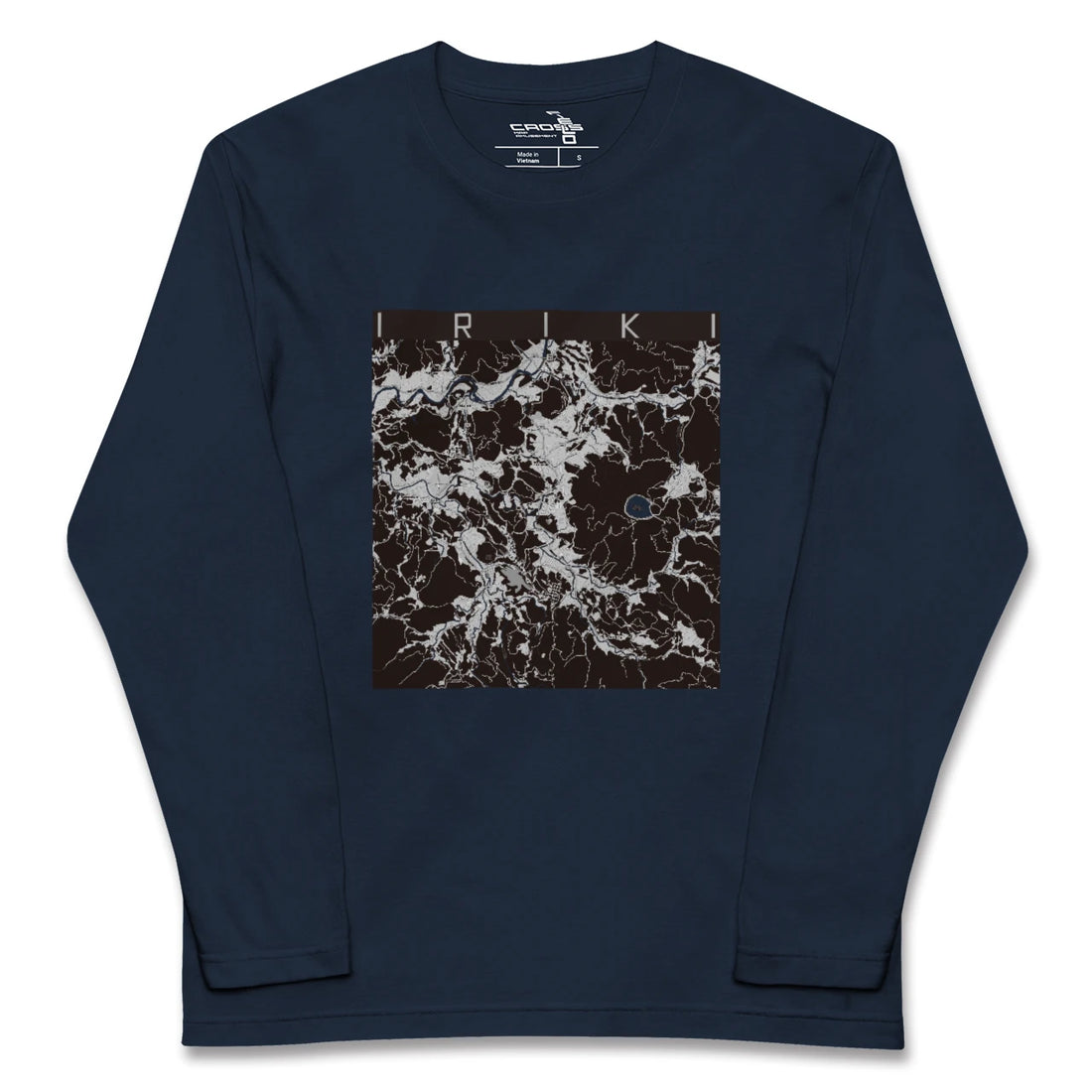 【入来（鹿児島県）】地図柄ロングスリーブTシャツ