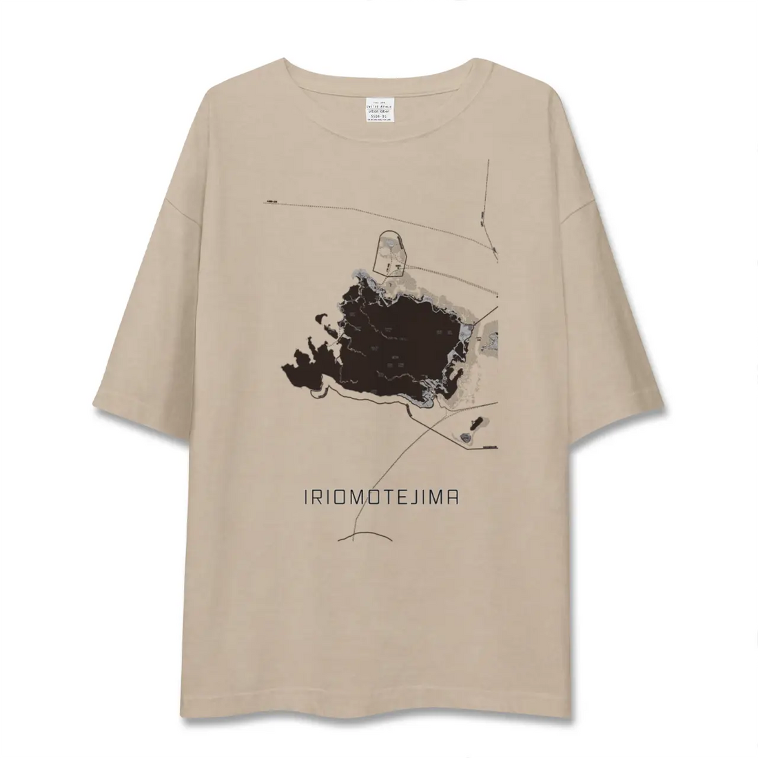 【西表島(沖縄県)】地図柄ビッグシルエットTシャツ