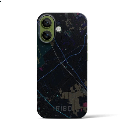 【入曽（埼玉県）】地図柄iPhoneケース（バックカバータイプ）