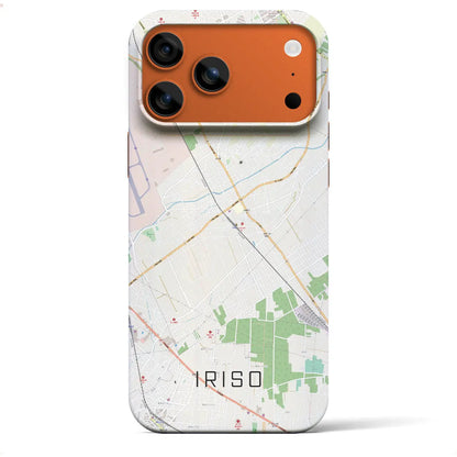 【入曽（埼玉県）】地図柄iPhoneケース（バックカバータイプ）