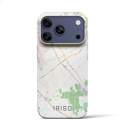 【入曽（埼玉県）】地図柄iPhoneケース（バックカバータイプ）