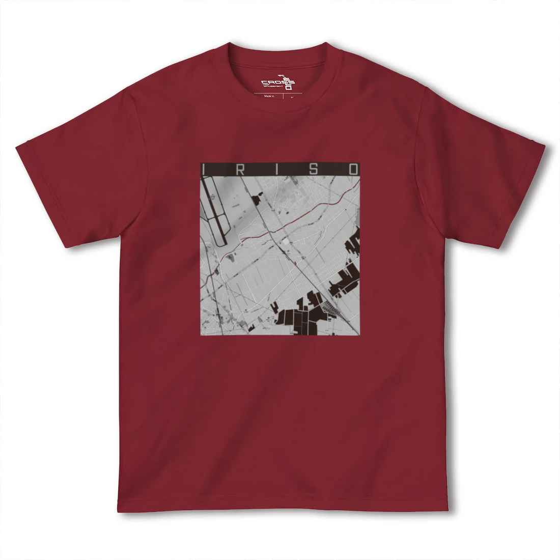 【入曽(埼玉県)】地図柄ヘビーウェイトTシャツ