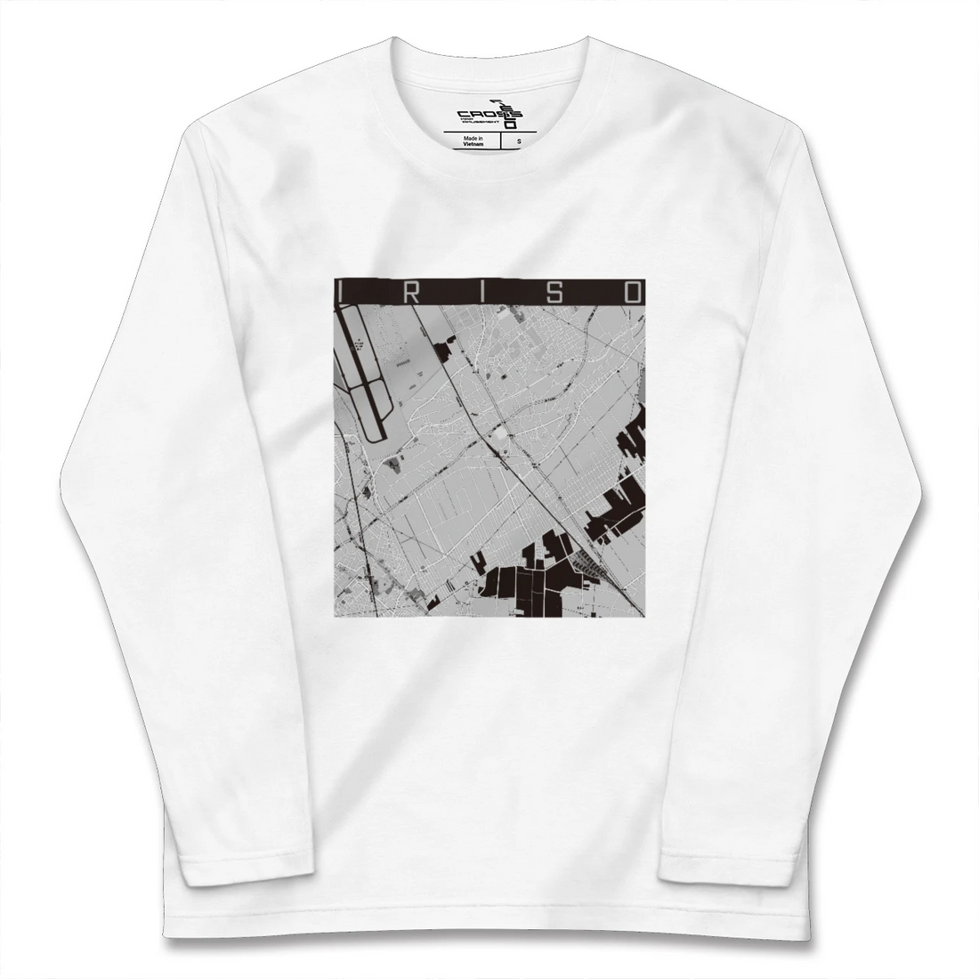 【入曽(埼玉県)】地図柄ロングスリーブTシャツ