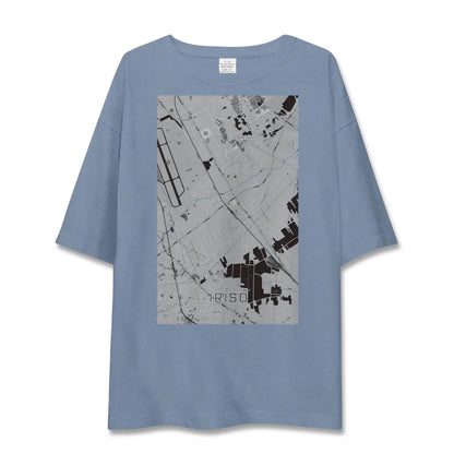 【入曽（埼玉県）】地図柄ビッグシルエットTシャツ