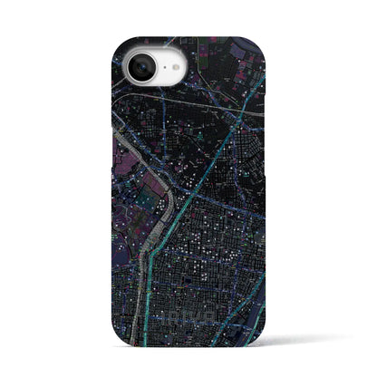 【入谷（東京都）】地図柄iPhoneケース（バックカバータイプ）