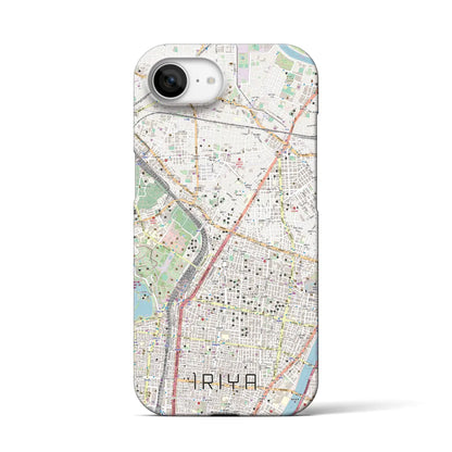 【入谷（東京都）】地図柄iPhoneケース（バックカバータイプ）