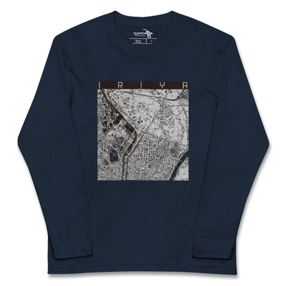 【入谷（東京都）】地図柄ロングスリーブTシャツ