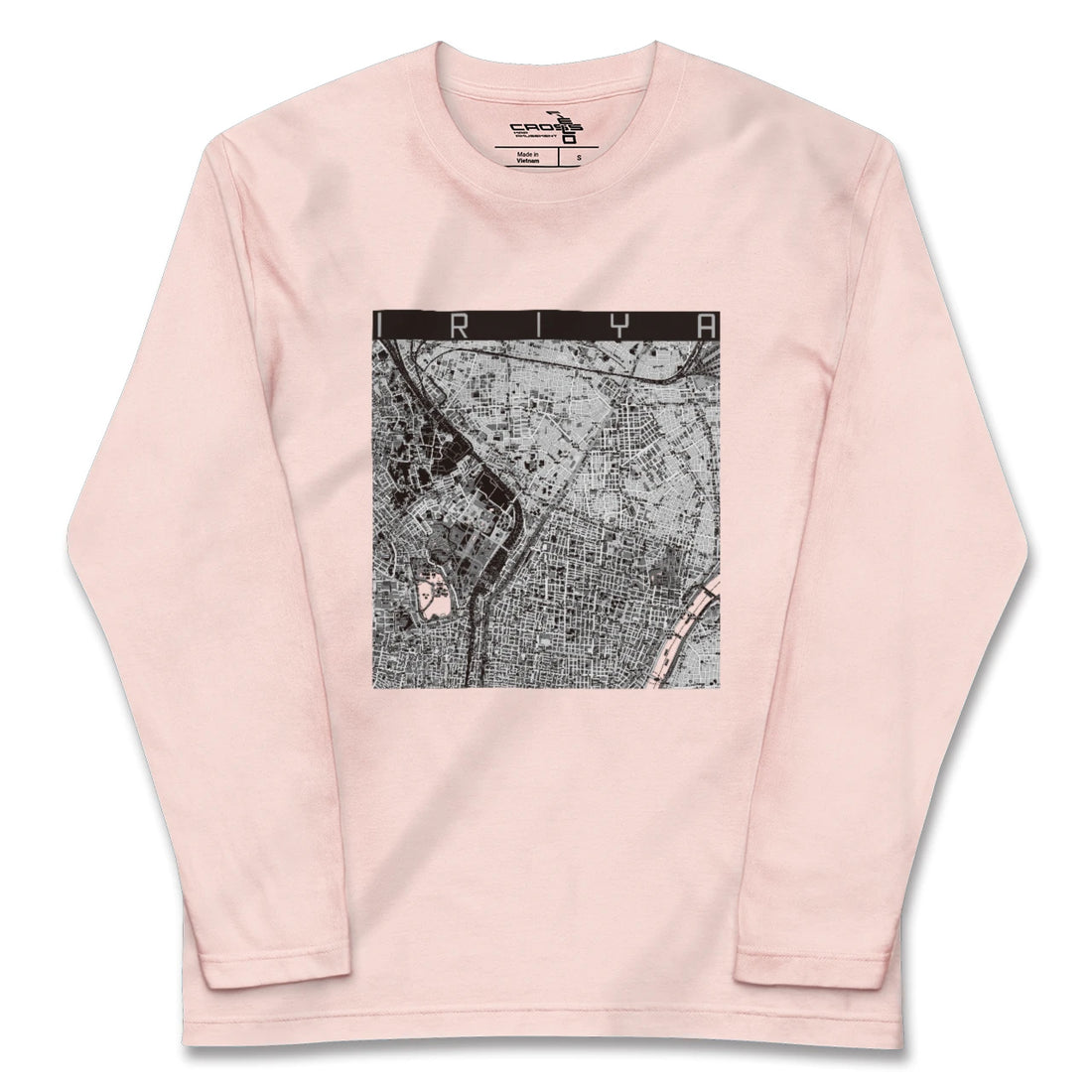 【入谷(東京都)】地図柄ロングスリーブTシャツ