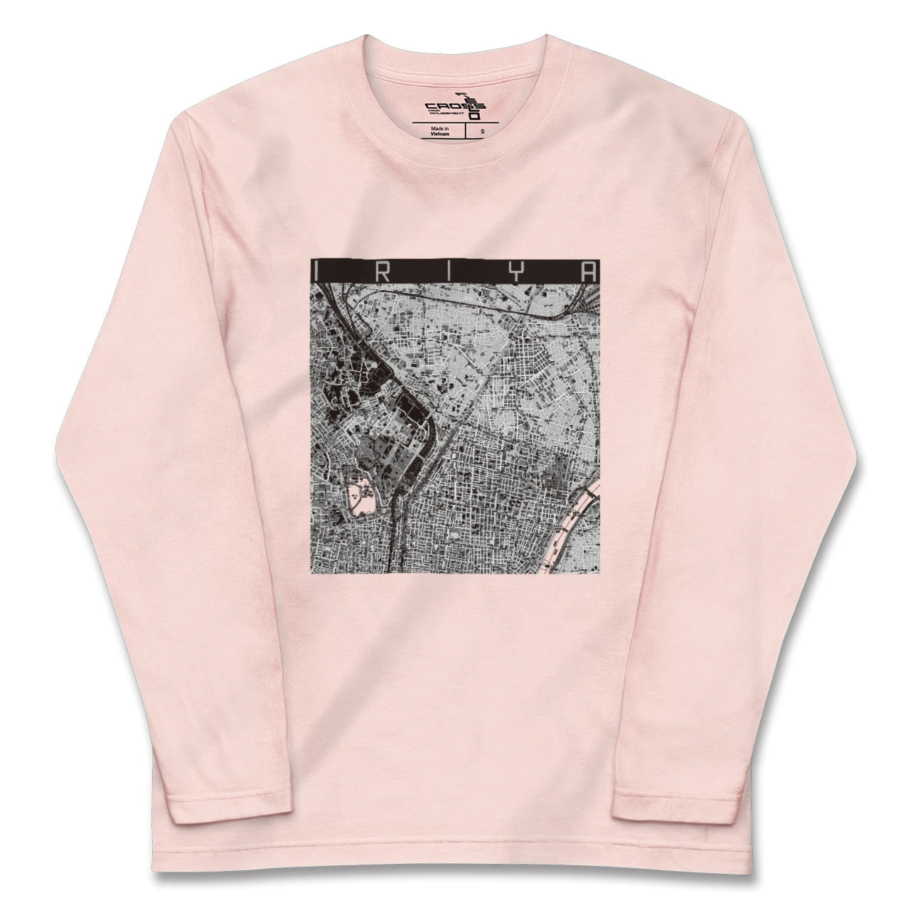 【入谷（東京都）】地図柄ロングスリーブTシャツ