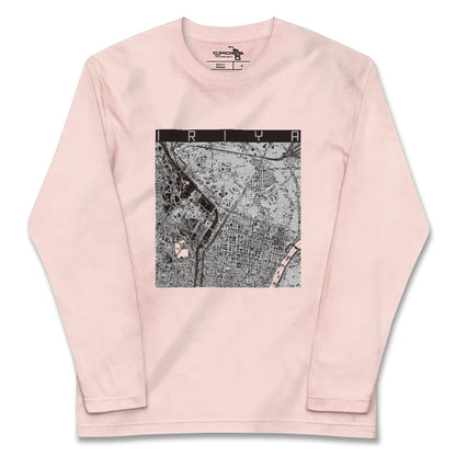 【入谷（東京都）】地図柄ロングスリーブTシャツ