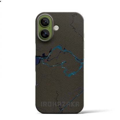 【いろは坂（栃木県）】地図柄iPhoneケース（バックカバータイプ）