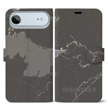 【いろは坂（栃木県）】地図柄iPhoneケース（手帳タイプ）