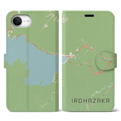 【いろは坂（栃木県）】地図柄iPhoneケース（手帳タイプ）