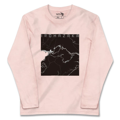 【いろは坂（栃木県）】地図柄ロングスリーブTシャツ