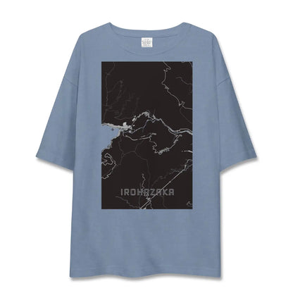 【いろは坂（栃木県）】地図柄ビッグシルエットTシャツ