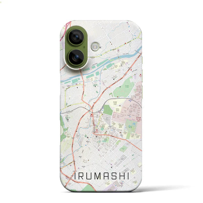 【入間市（埼玉県）】地図柄iPhoneケース（バックカバータイプ）