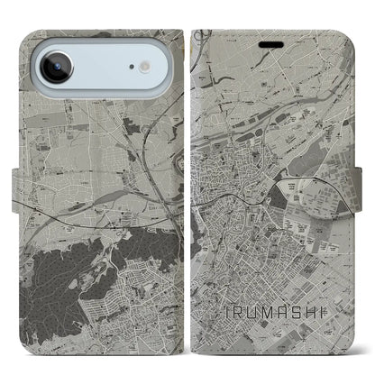 【入間市（埼玉県）】地図柄iPhoneケース（手帳タイプ）