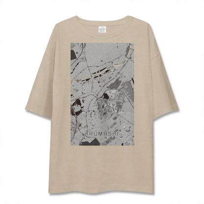 【入間市（埼玉県）】地図柄ビッグシルエットTシャツ