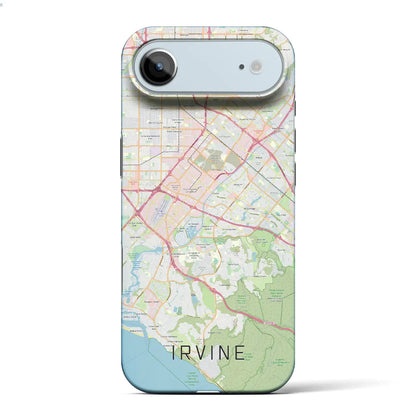 【アーバイン（アメリカ）】地図柄iPhoneケース（バックカバータイプ）